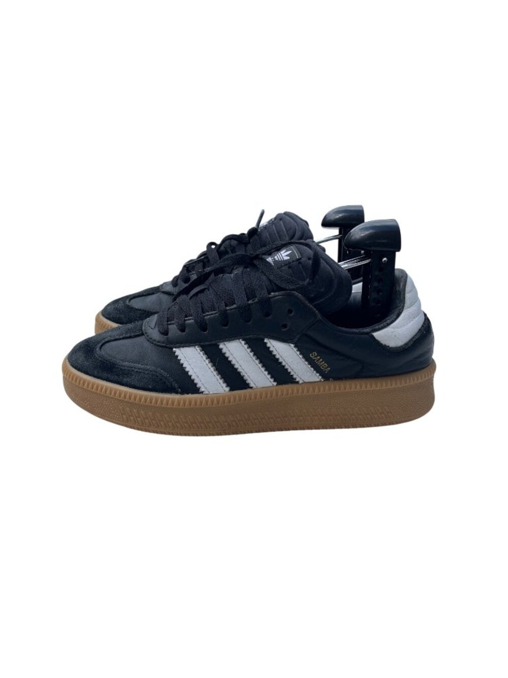 ***SOLD*** Adidas Samba Classic Indoor Soccer Shoes Black/White Size 6.5 =